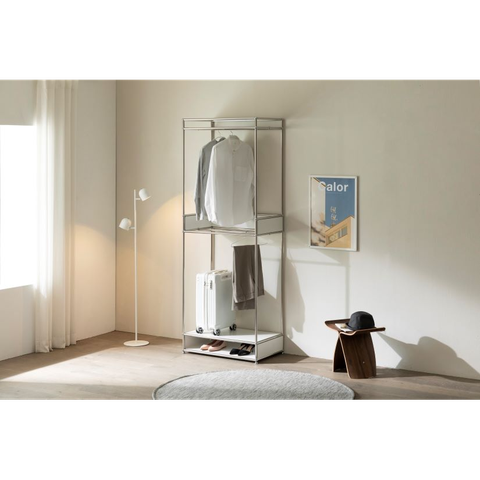 앳센셜 팔레트 메탈 드레스룸 행거형 [완제품 직접배송]