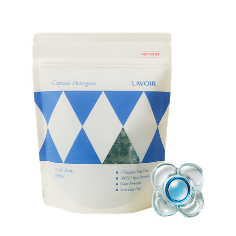 비건 실내건조 캡슐세제(30개입): 아이리스&피오니
