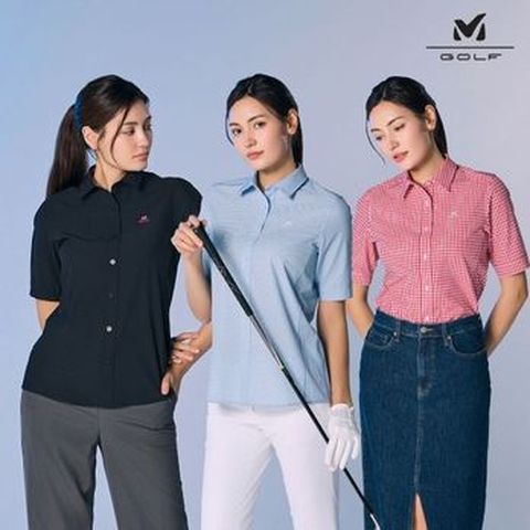 밀레골프 25SS 여성 하프셔츠 3종