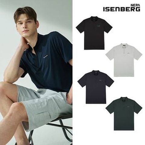 네파이젠벅 25SS 남성 하프집업 반팔티셔츠 4종