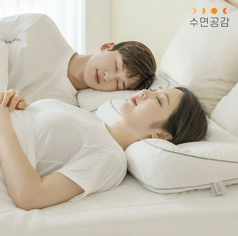 우유베개 플러스 라이트핏 1+1 기능성 경추베개