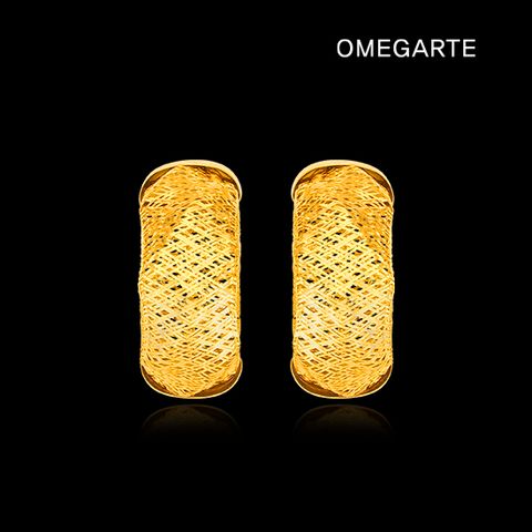 [OMEGARTE]18K 이태리 세르팬트 볼륨 귀걸이