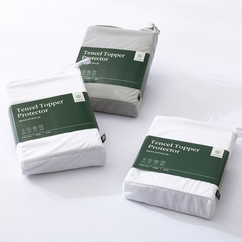 지누스 텐셀 토퍼 커버 그레이 (슈퍼싱글)