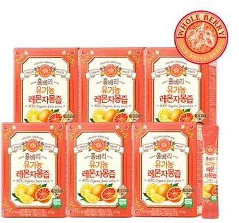 홀베리 유기농 레몬자몽즙 6박스(총 84포)