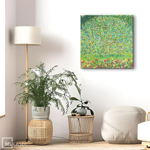 다복 가정운 사과나무 액자 풍수그림