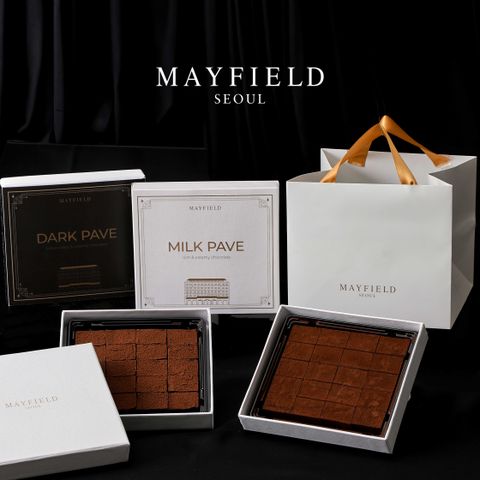 밀크파베 생초콜릿 130g+다크파베 생초콜릿 130g+쇼핑백