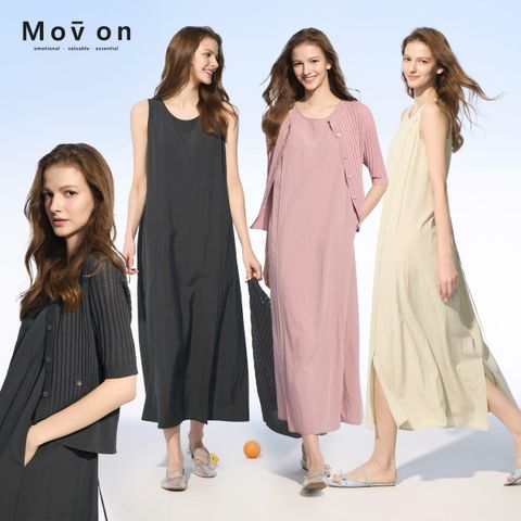 [삼성카드5%할인]모브온 썸머 원피스+가디건 2종 세트 (25SS)