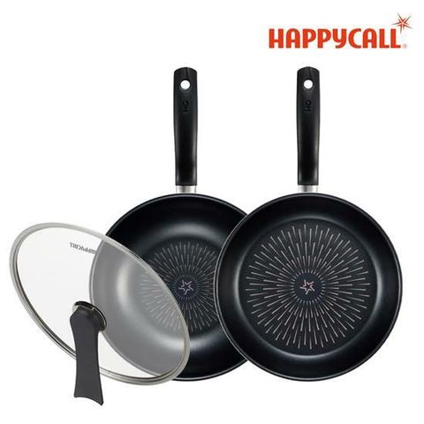 [삼성카드5%할인][방송에서만 무료체험] HC 해피콜 스텔라 프라이팬 3종세트
