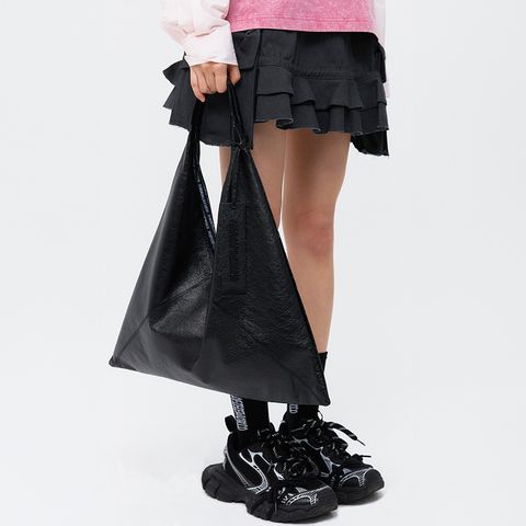 에이팩 레더 숄더백_BK