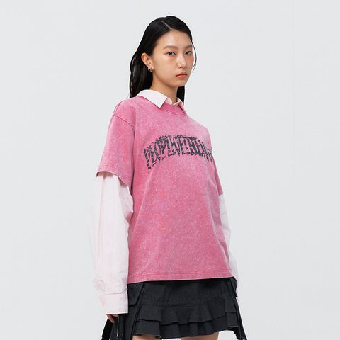 시그니처 오션 피그먼트 티셔츠_PK