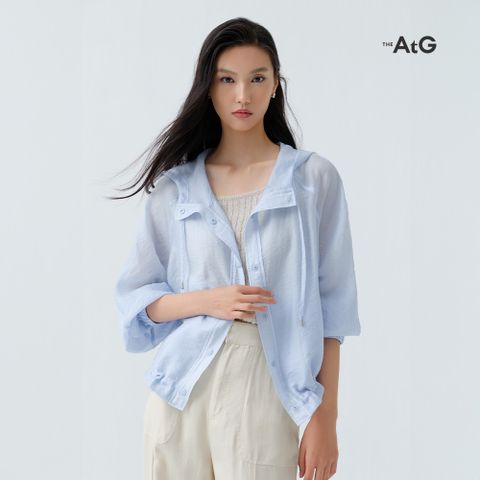 더엣지 25SS 텐셀 에어리 후드 점퍼