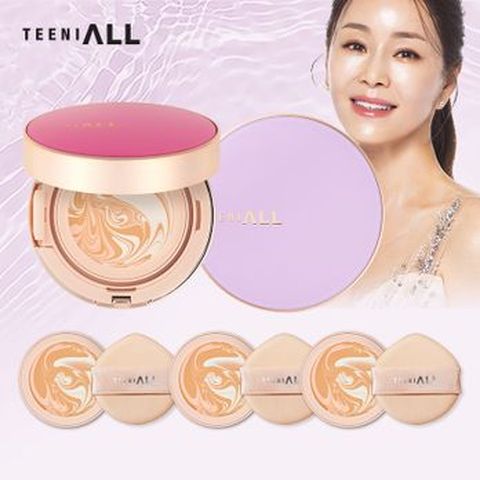 (견미리팩트)티니올 디 오리지널 크리미 팩트 마카롱에디션(본품X2+리필X3)