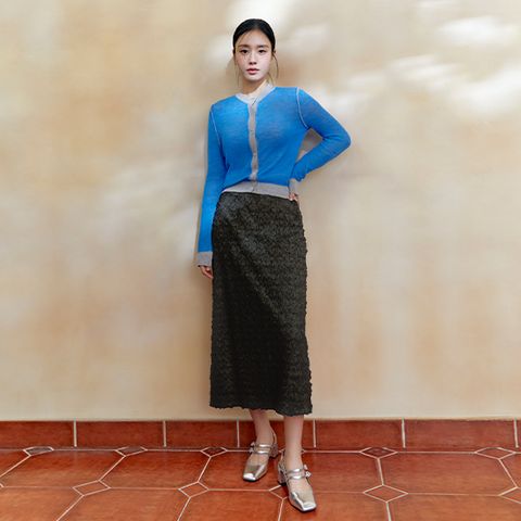 [최초가69,900]셀렙샵 에디션 로즈 레이스 텐션스커트