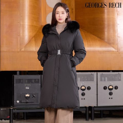 ●25FW 풀스킨 폭스퍼 롱 구스다운