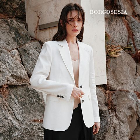 보르고세시아 25SS 스트레치 린넨혼방 자켓