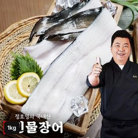 정호영의 국내산 손질 민물장어 1kg (100g내외X10팩)+소스 30gX5팩