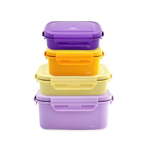 [국민카드5%할인]지켜텐 컬러스텐용기 4종 C세트