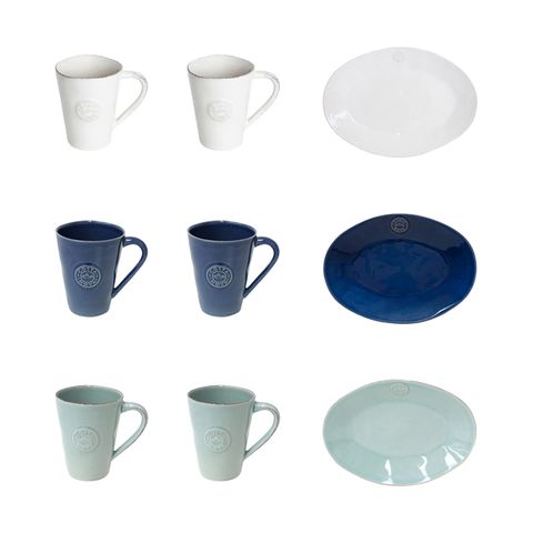 코스타노바 노바 브런치세트 3P (머그2P+타원접시1P)