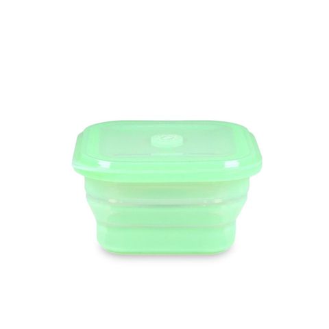 푸쉬락 실리콘 접이식용기 600ml