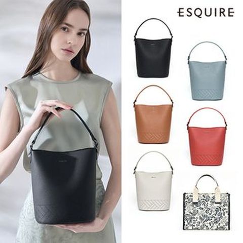 에스콰이아 플뢰르 펀칭 버킷백+보타닉 캔버스백+(상품평시)보타닉 에코백