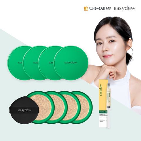 [한가인쿠션] 멜라앰플 쿠션 본품4+리필4+중용량앰플