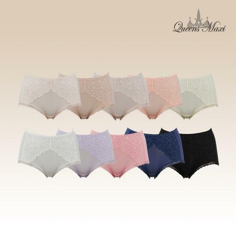 [국민카드5%할인]퀸즈맥시 세미보정 레이스 팬티 10종