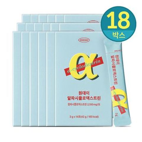 원데이 알파시클로덱스트린 알파CD 18박스(총 36주분)