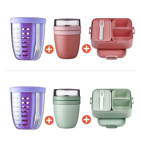 [공식직수입]  후르츠팟 + 미니런치팟 + 런치박스 M