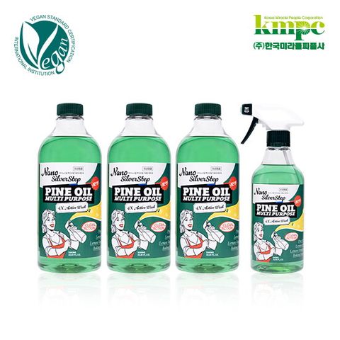 ☆싱글☆ 은나노스텝  파인오일 다용도 500mlx1통 + 다용도 1,000mlx3통