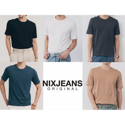 닉스 25SS 퓨어 코튼100 튜블러 티셔츠 남성 5종