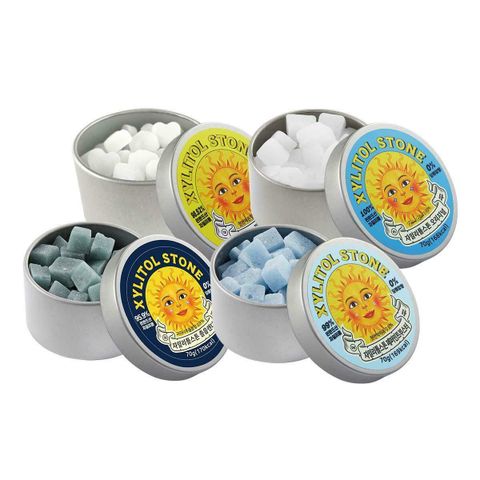 [삼성카드5%할인]자일리톨 스톤 총 8개(4가지맛 선택) 오리지널,페퍼민트,레몬,졸음캔디 중 택 1