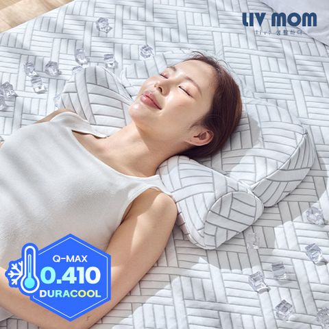 [비밀코드] 메모리폼 아이스쿨링 냉감 바른자세 경추베개 1개/2개