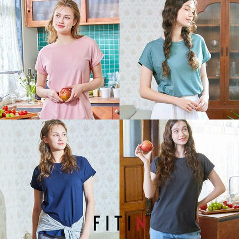 [카드 5%할인]피트인 인견 브라티셔츠 4종