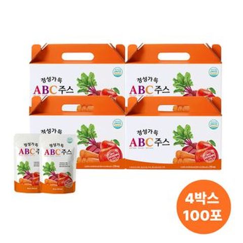 정성가득 ABC주스 4박스