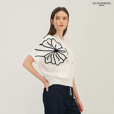 ■ 25 SUMMER 시그니처 후드 자켓(아이보리)