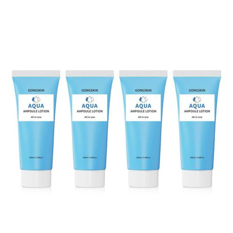 [삼성카드5%할인]공스킨 아쿠아 앰플 올인원 로션 100ml 4개