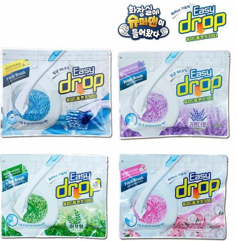 이지드롭 변기클리너 리필브러쉬 4팩(총48개입)