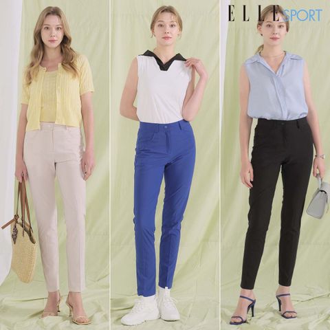 [삼성카드5%할인]엘르스포츠 여성 썸머 냉감 릴렉스팬츠 3종