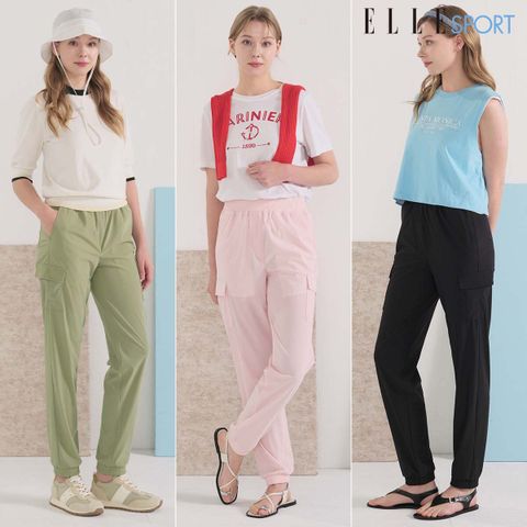 [삼성카드5%할인]엘르스포츠 여성 아이스 조거 팬츠 3종