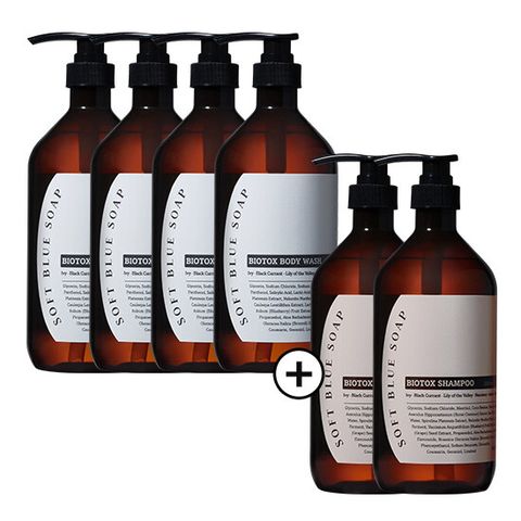 멈칫 바이오톡스 바디워시 1,000ml 4병+샴푸 1,000ml 2병