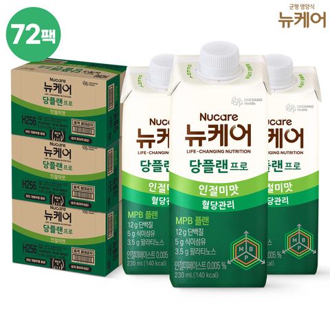 뉴케어 당플랜프로 인절미맛 72팩