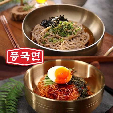 [방송에서만]풍국면 여름국수패키지 12인분(참기름비빔국수8인분+들기름막국수4인분)