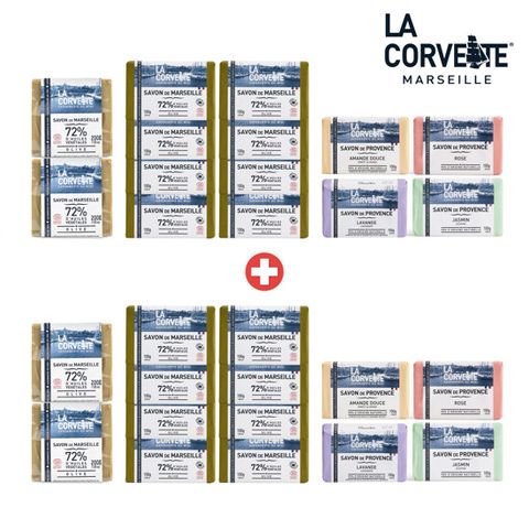 [1+1세트]라코벳 사봉 드 마르세유 올리브 비누 / 사봉 드 프로방스 비누