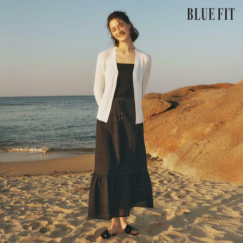 [국민카드5%할인][론칭가 69,000원→2만원↓]블루핏 25SS 아일렛 아사 스커트