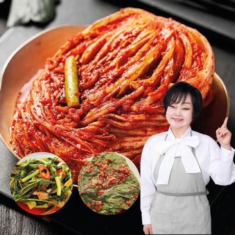 빅마마 이혜정의 맛있는 포기김치 8kg+열무김치 2kg+깻잎김치 0.5kg