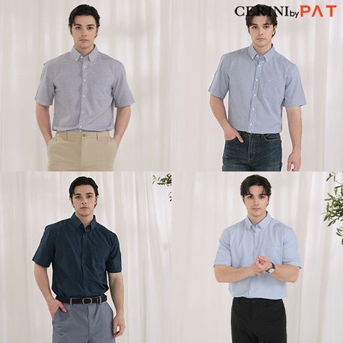 CERINI by PAT 25SS 남성 워셔블 반팔 셔츠 4종