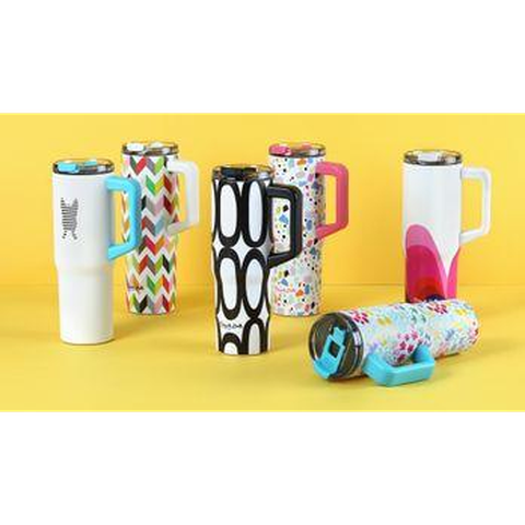 네오플램X프렌치불 스월 텀블러 860ml