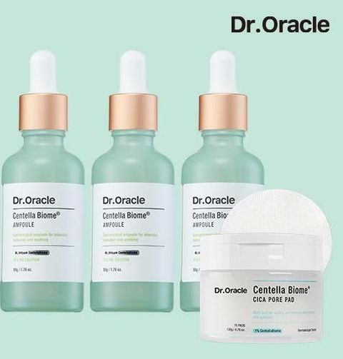 (닥터오라클) 센텔라바이옴 앰플 50g x 3병 + 토너 패드
