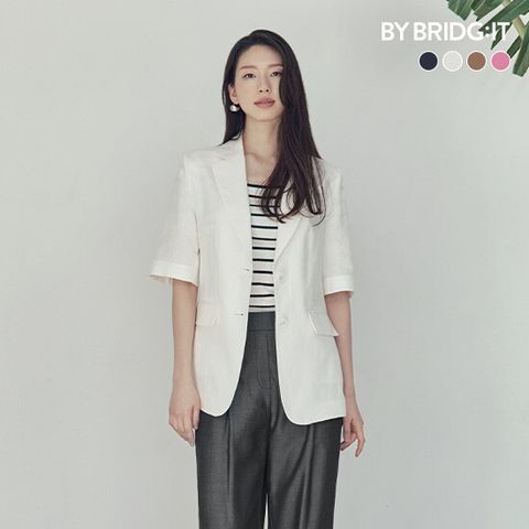 ○ 25SS 프렌치린넨 100 반팔자켓 