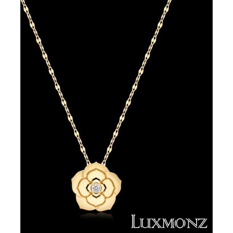 [방송 중 랩다이아몬드 업그레이드] 룩스몬즈 18K 까멜린 목걸이+ 24K 골드바 1+1